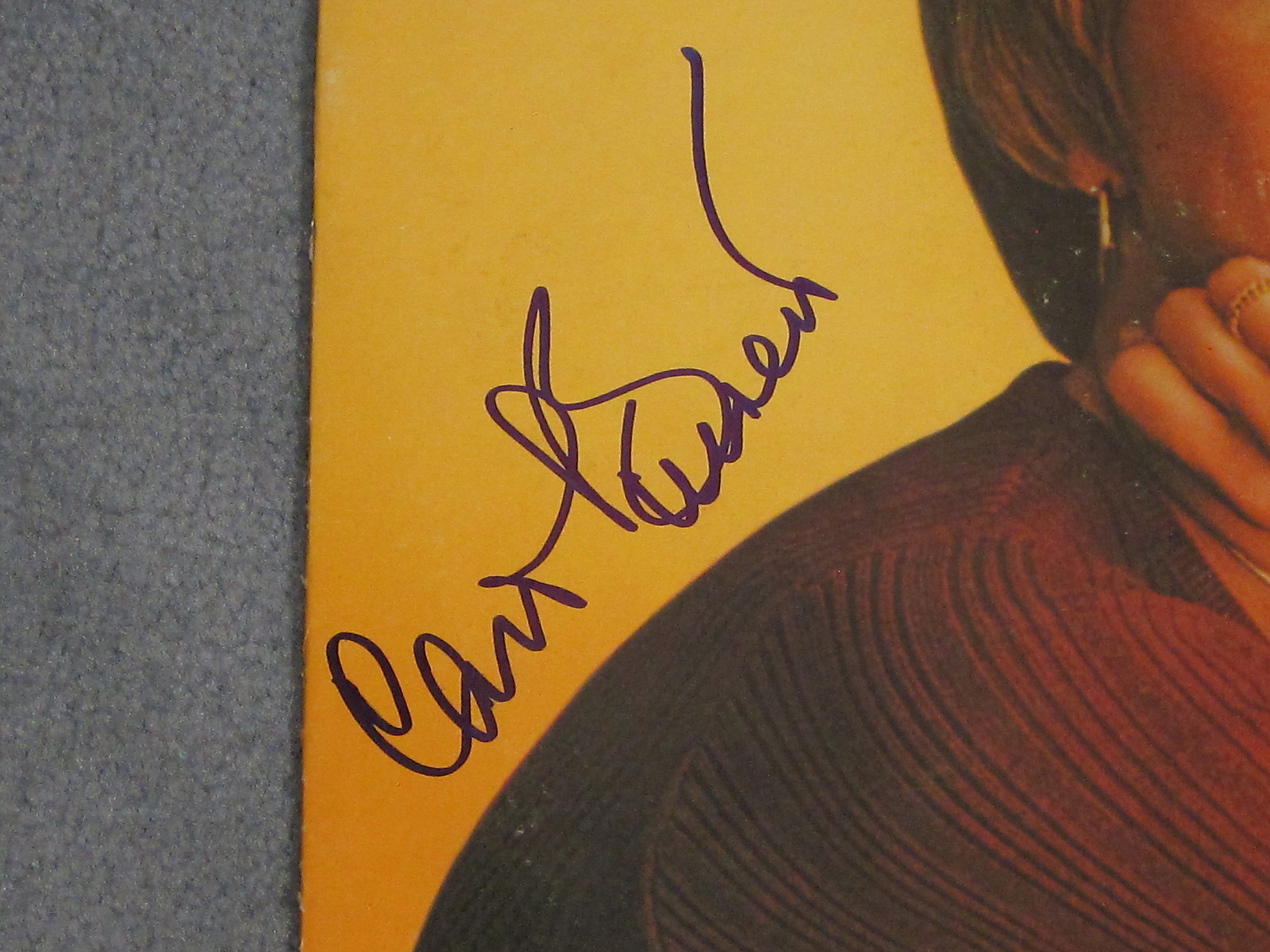 Carol Burnett - signed album JSA Authenticated