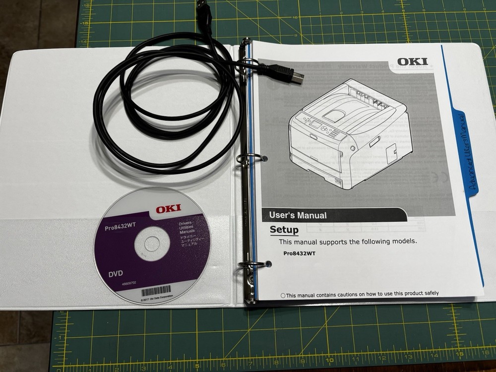 OKI Pro8432WT Digital Heat FX White Toner Printer