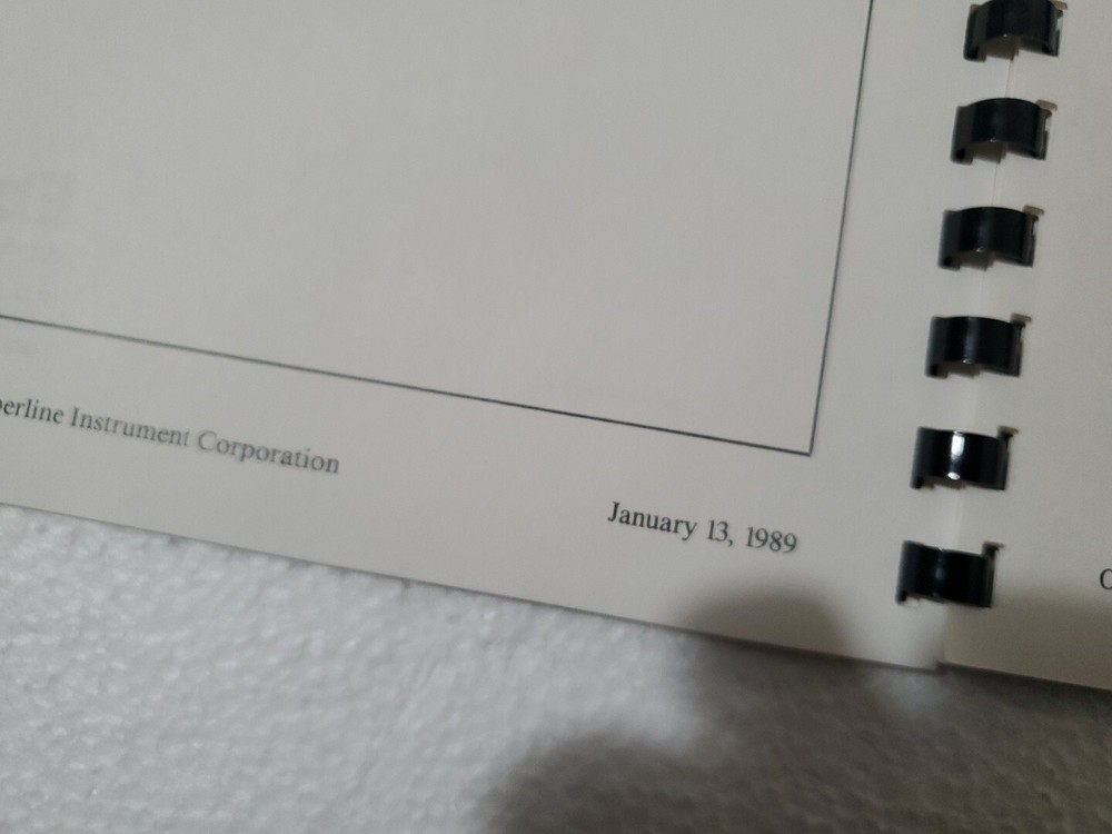 EBERLINE LABORATORY Mini Pulser MP-2 TECHNICAL MANUAL 1989