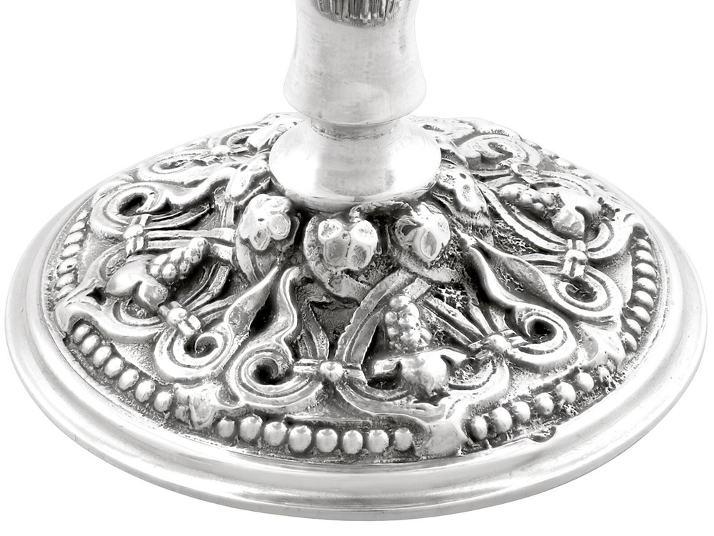 Turkish Silver Goblets - Antique Circa 1880