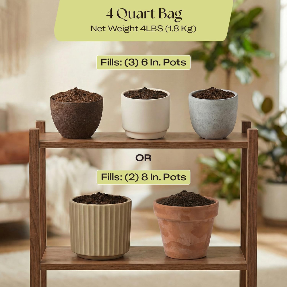 Aroid Soil Potting Mix - Peat-Free, Microbially Active Biochar Powered Soil for