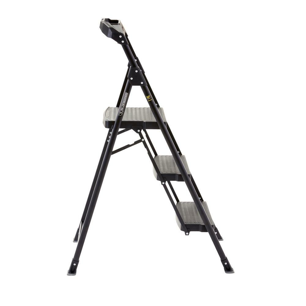 Gorilla Ladders Step Stool Foldable Steel Slip-Resistant 300 lbs. Load Capacity