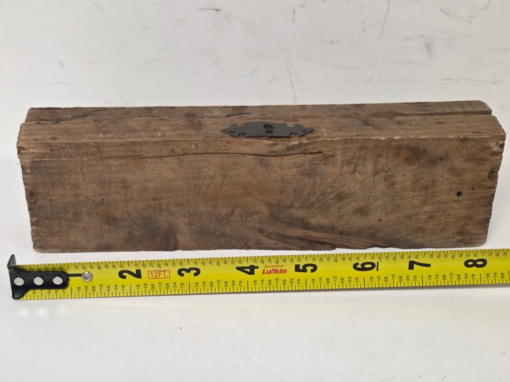 Antique Wood Pencil Box