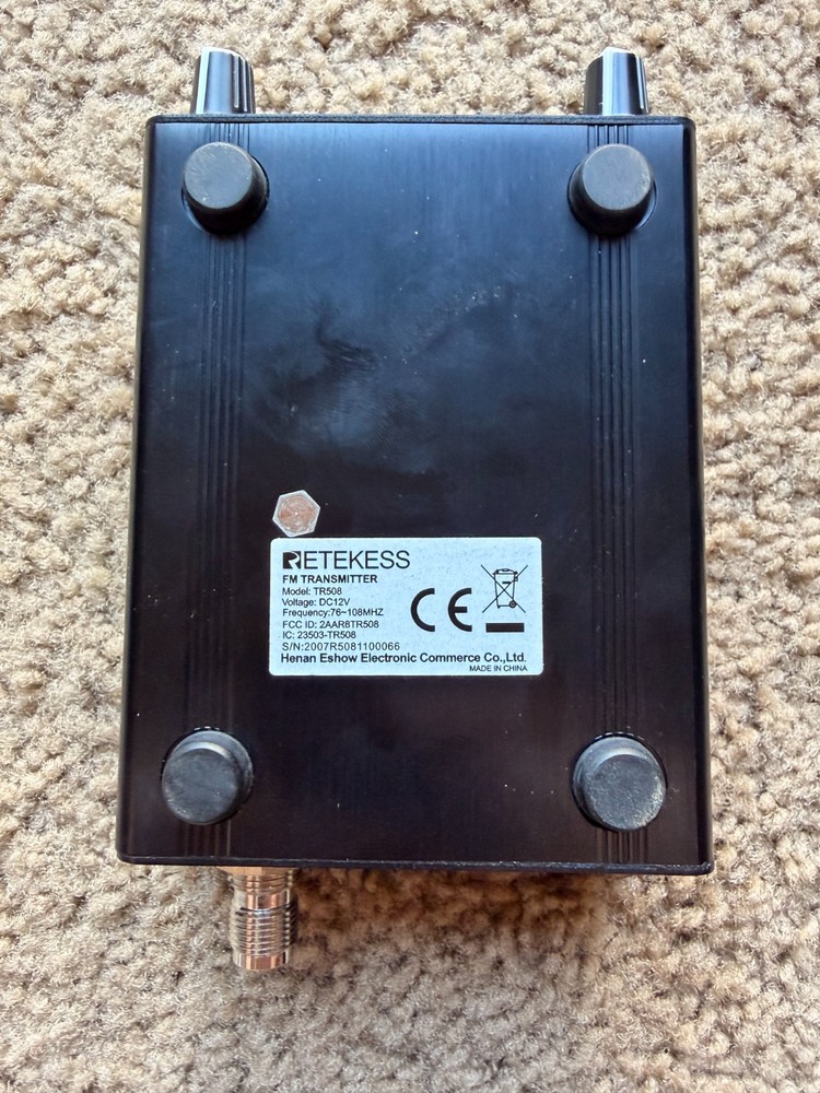 Retekess TR508 FM Broadcast Transmitter Compact Wireless Audio