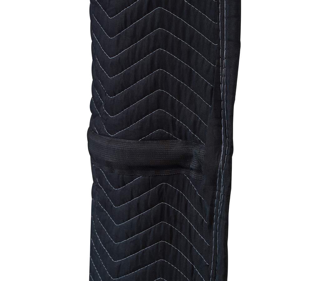 4 Pack 69"x11" Polyester Quilted Door Jamb Protector Pad w/ Hook and Loop Straps