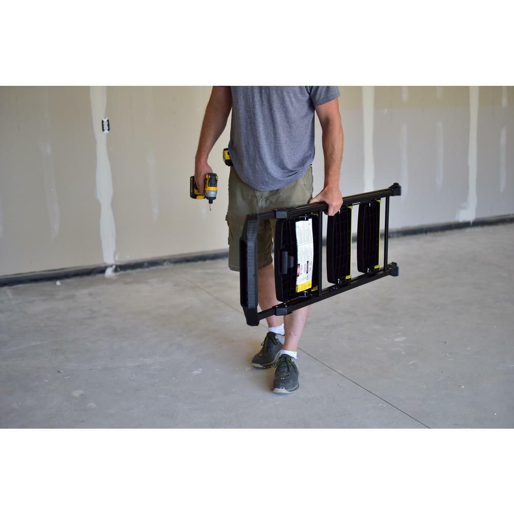 Gorilla Ladders Step Stool Foldable Steel Slip-Resistant 300 lbs. Load Capacity