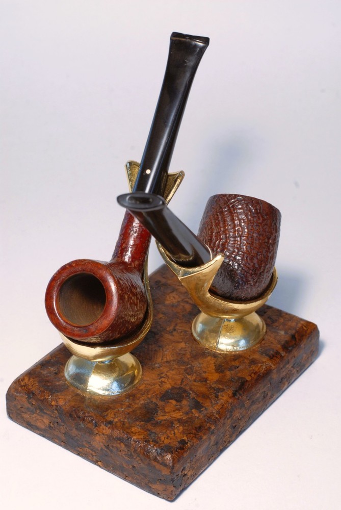 1972 Dunhill Tanshell 60 & 1976 Shell 413 - Estate Pipes