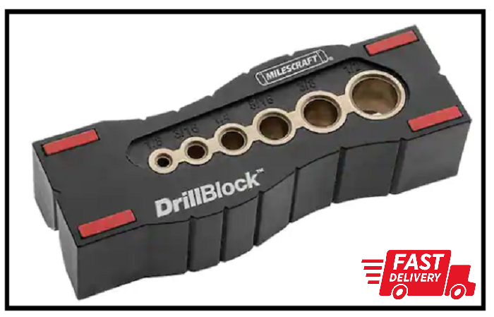 Drill Block Handheld Drill Guide, Centerlines Accurate Alignment Drilling New