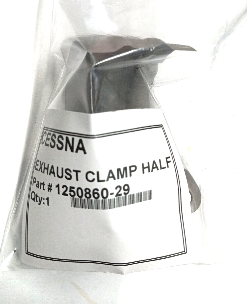 CESSNA P/N: 1250860-29 EXHAUST CLAMP HALF