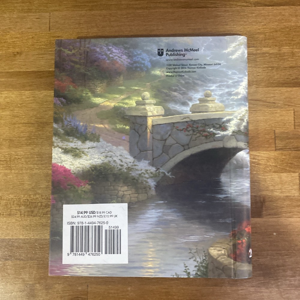 Thomas Kinkade Painter of Light with Scripture 2017 Engagement Calendar