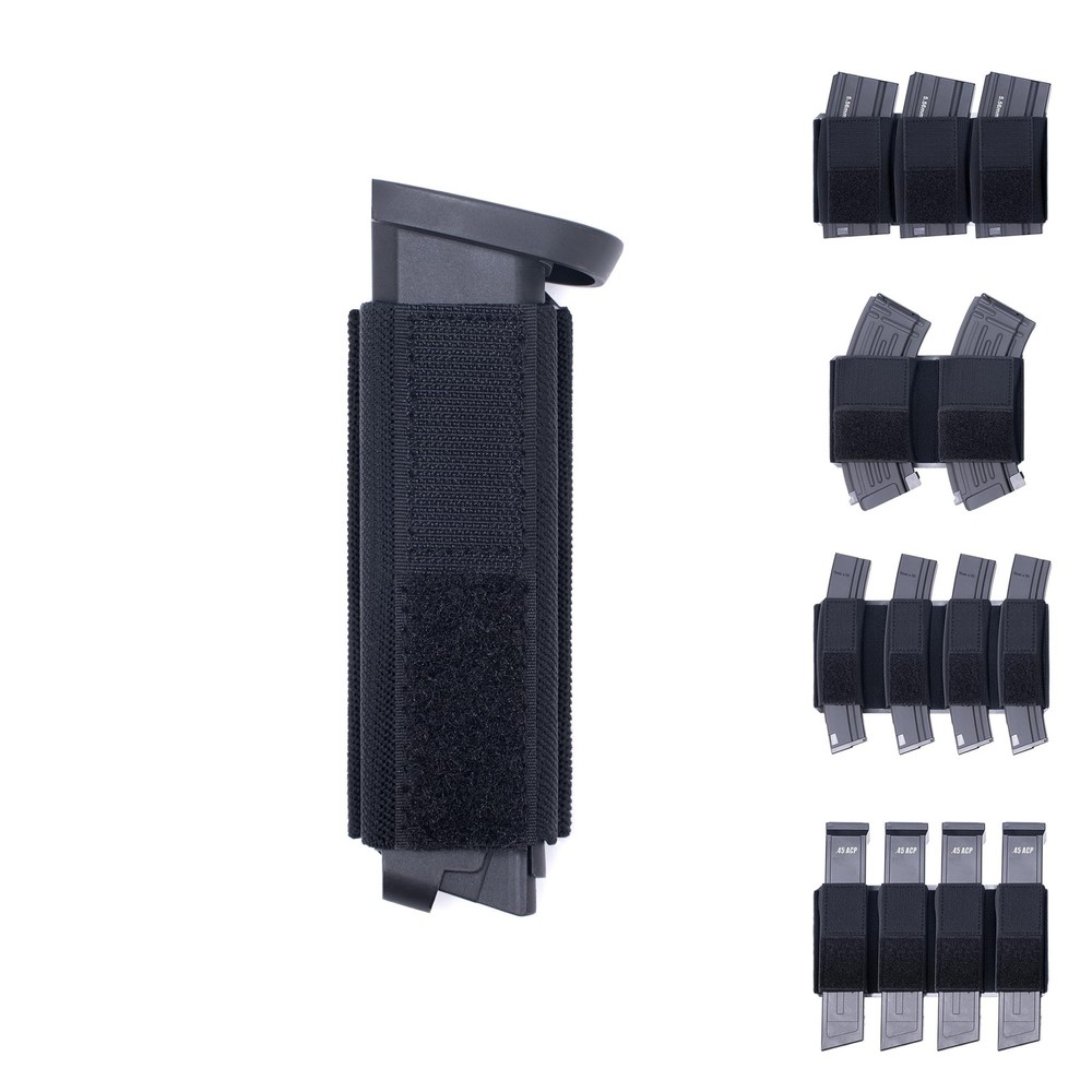 CLTAC Magazine Holder Insert Pouch Elastic Holster for Universal Single 9mm