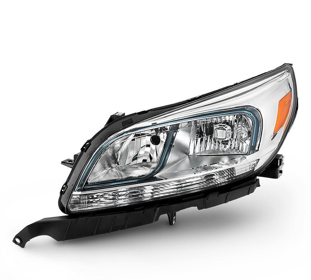 Headlight For 2013-2015 Chevy Malibu LS 2016 Limited LS Halogen w/ Bulb Driver