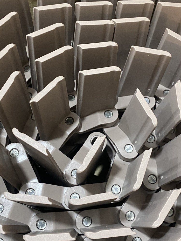 SYSTEM PLAST FLEXON LF 882 M K 750 FLAT TOP CHAIN SIDEFLEXING