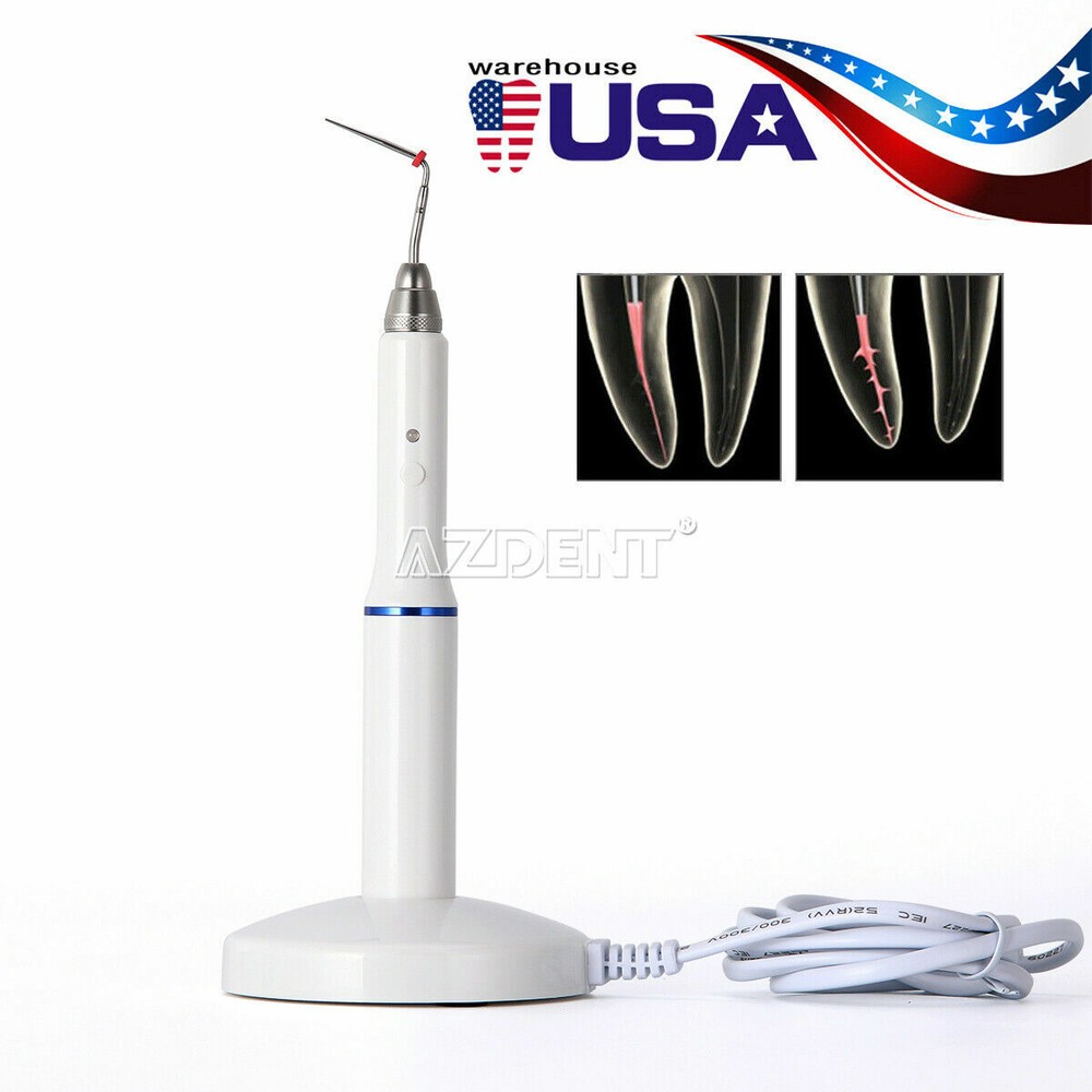 Dental Wireless Gutta Percha Obturation System Endo Heated Pen with 2 Tips