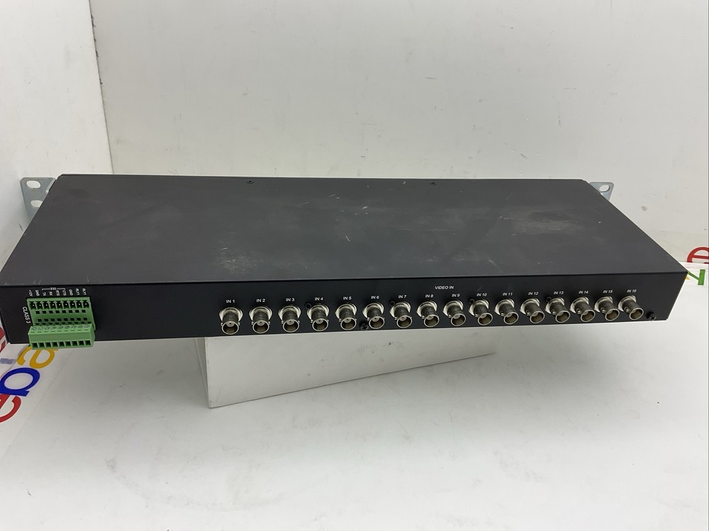 Verint S1816e-SR 16 Channel CCTV Video Encoder ** NO AC Adapter**