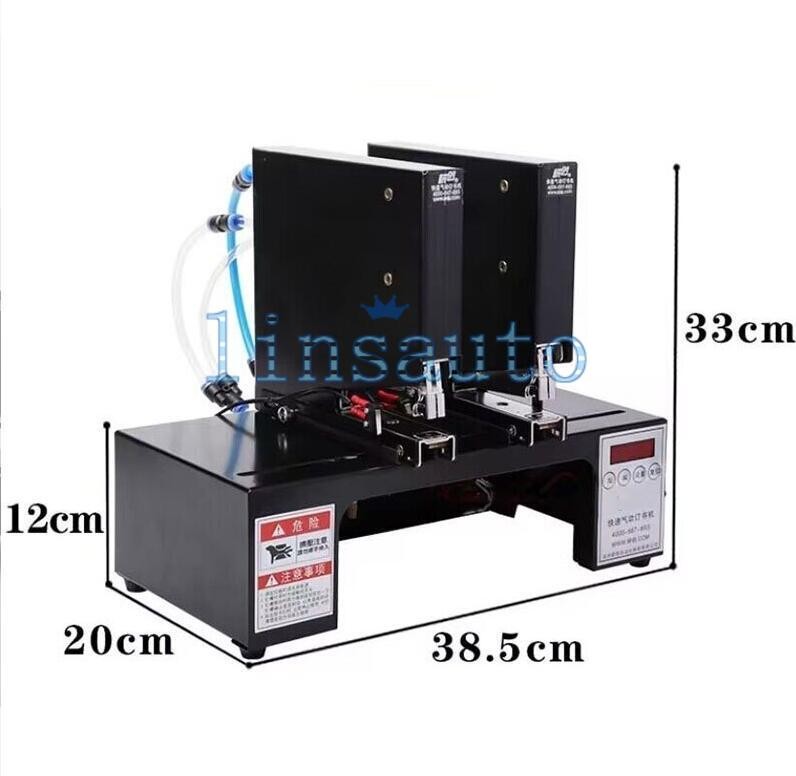 Double Head Automatic Electric Stapler Binding Machine Pneumatic Bookbinding