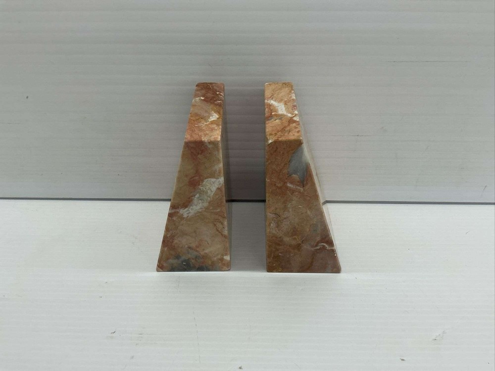 Marble Bookends 1 Pair Decorative Bookends Book Ends