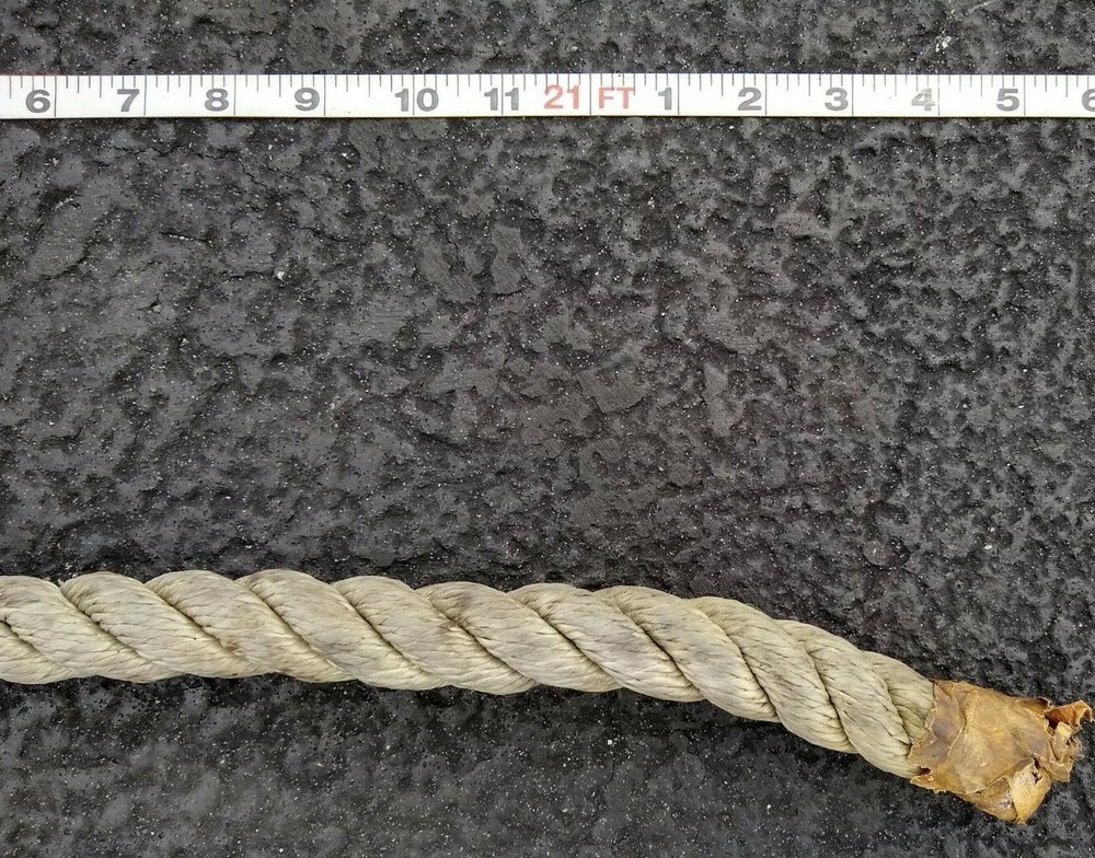 Three Strand Dock Line, 21' X 1⅛"
