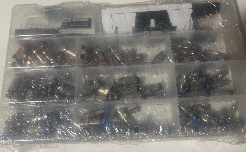 Platinum Tools 90126 Field Installation Kit Compression Crimping Tool Connectors