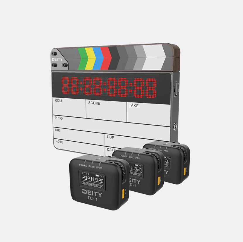 Aputure Pro set  Deity Time code TC-1 3PC kit +TC-SL1 Wireless Timecode Slate