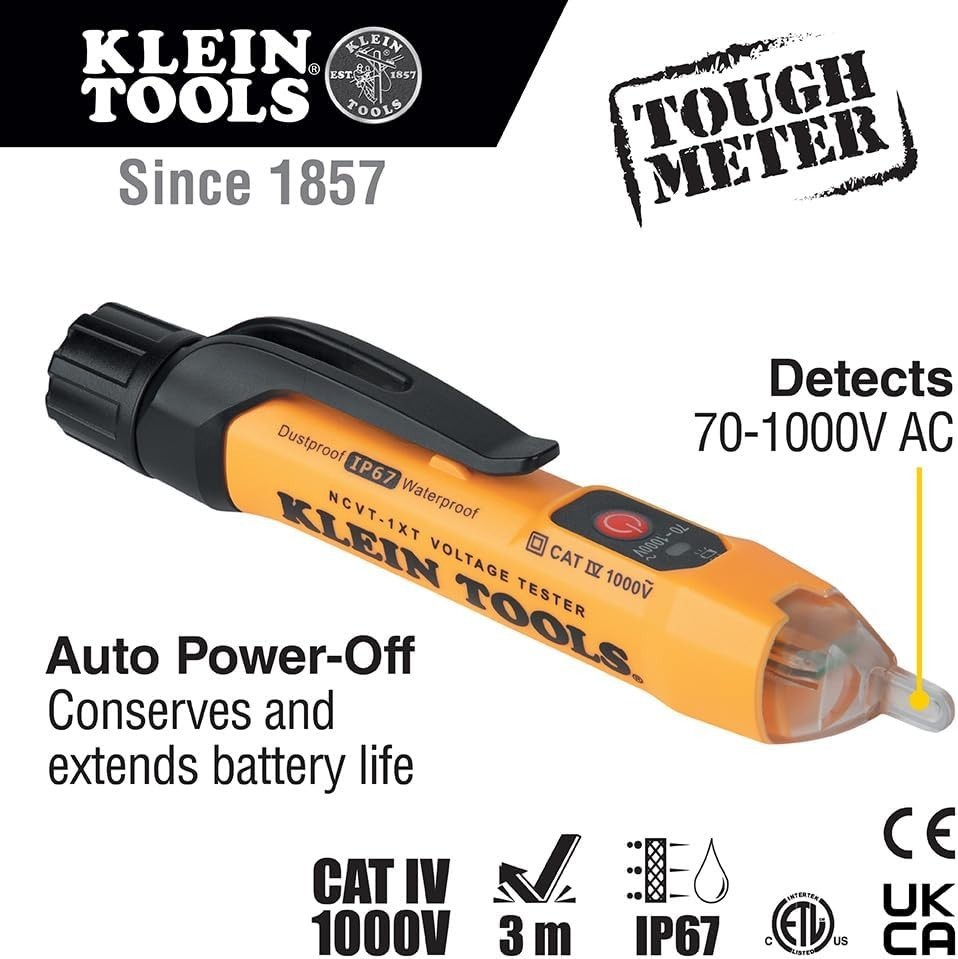 Klein Tools Digital Multimeter & Voltage Tester Kit - Safe, Compact & Reliable