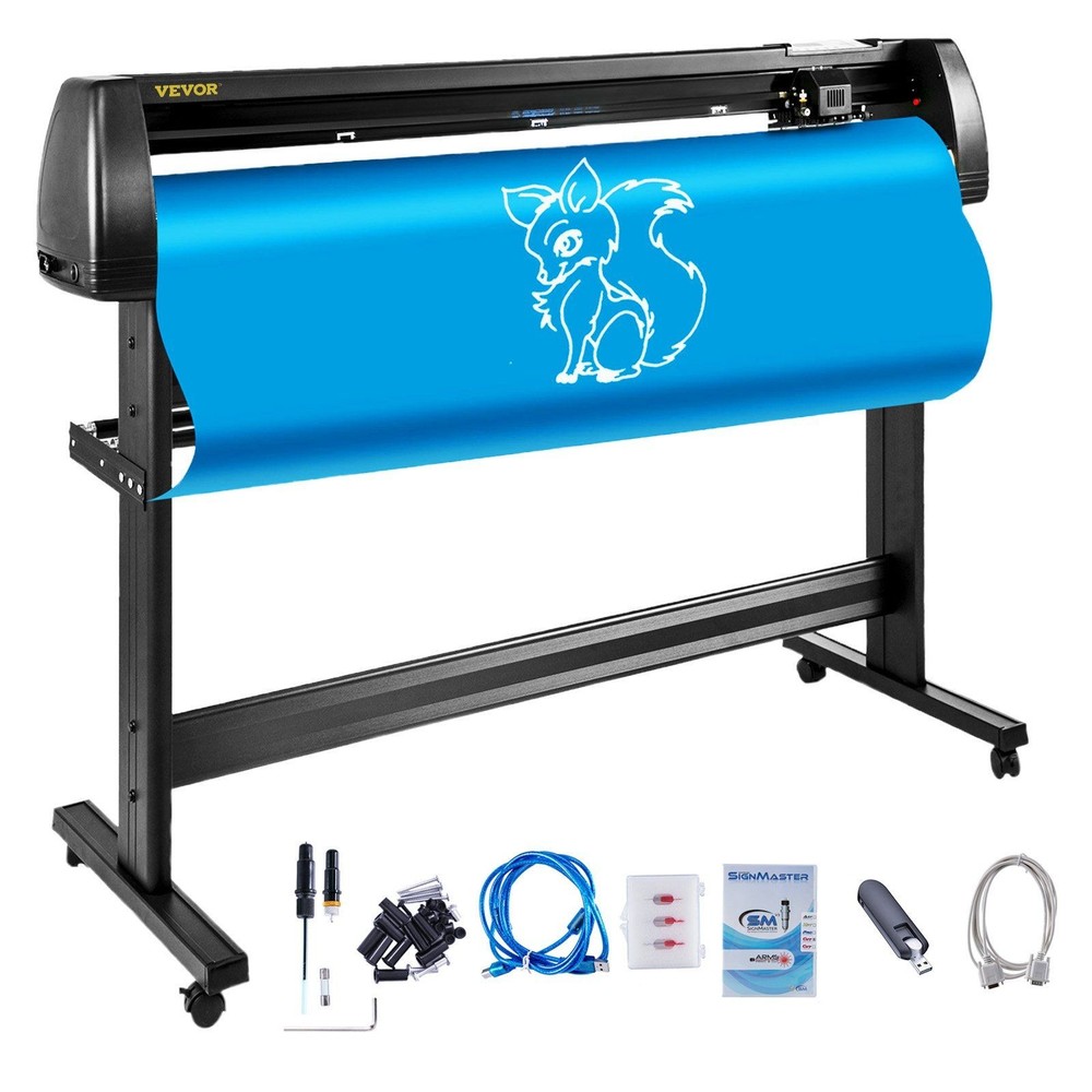 1350mm LCD Display Vinyl Cutter Plotter 53in & Stand & Signmaster Software