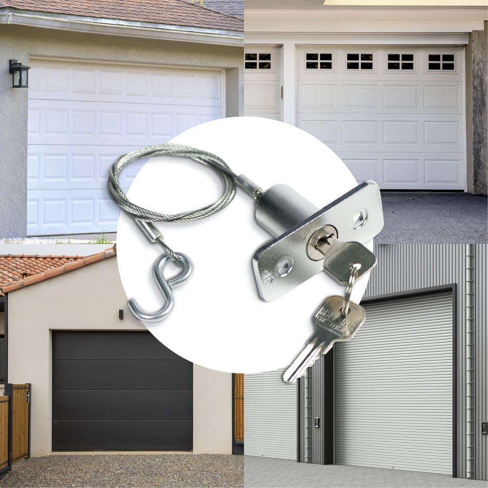 Emergency Release Lock Kit, Universal Garage Door Emergency Release Lock Kit