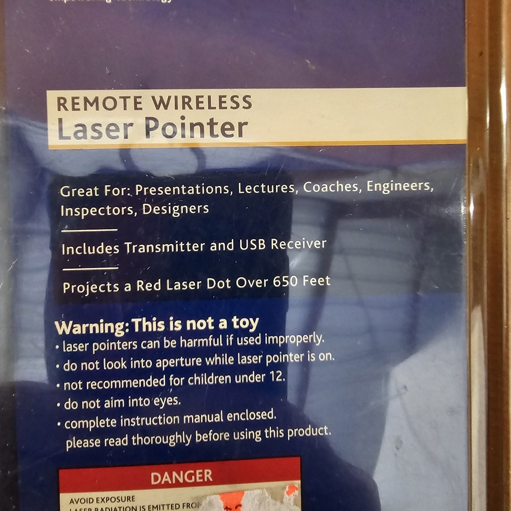 Ativa Remote Wireless Laser Pointer Great For Presentations with Battery READ