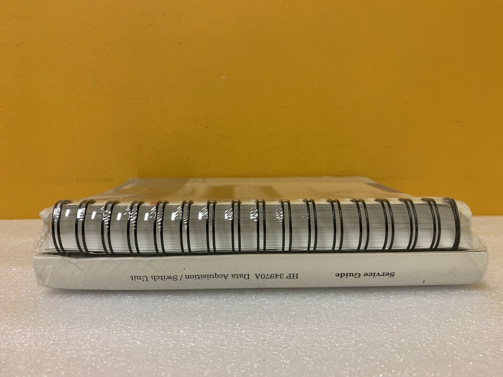 HP 34970-90100 34970A Data Acquisition/Switch Unit User's Guide