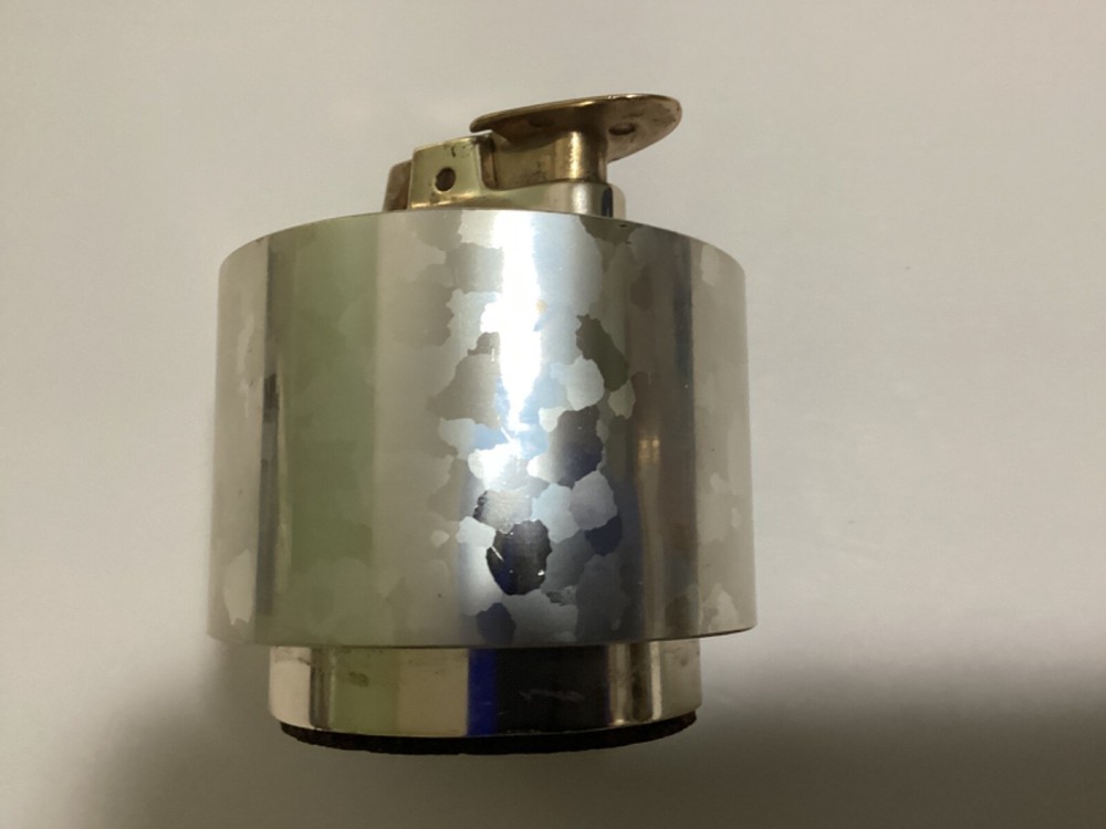 Ronson Luralite Silvertone Varaflame Table Lighter