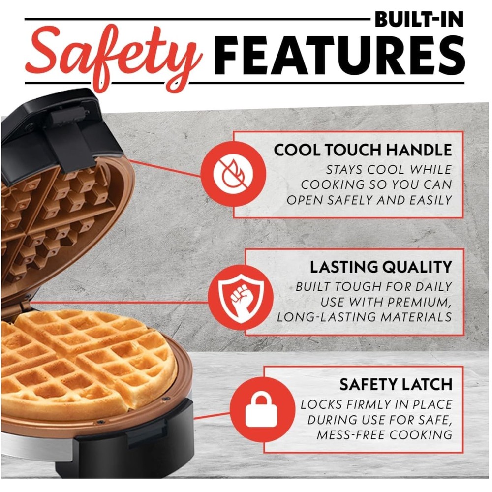 Stainless Steel Belgian Waffle Maker