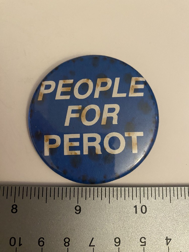 People For Perot Pin Back Button P34