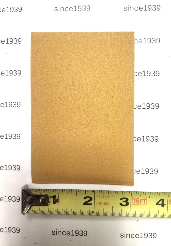 Dynabrade 3" x 4 3/8” Sanding Sheets 220 Grit, Hook & Loop, 50 Sheets