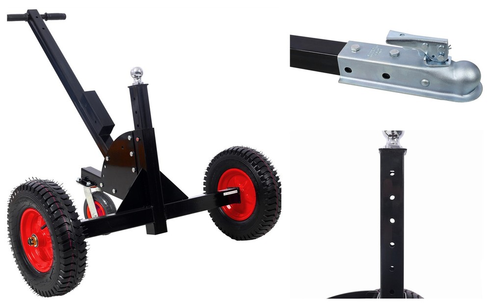 Trailer Dolly 1500lbs Capacity 2" Hitch 24''-35.4''Adjustable Height for RV Boat