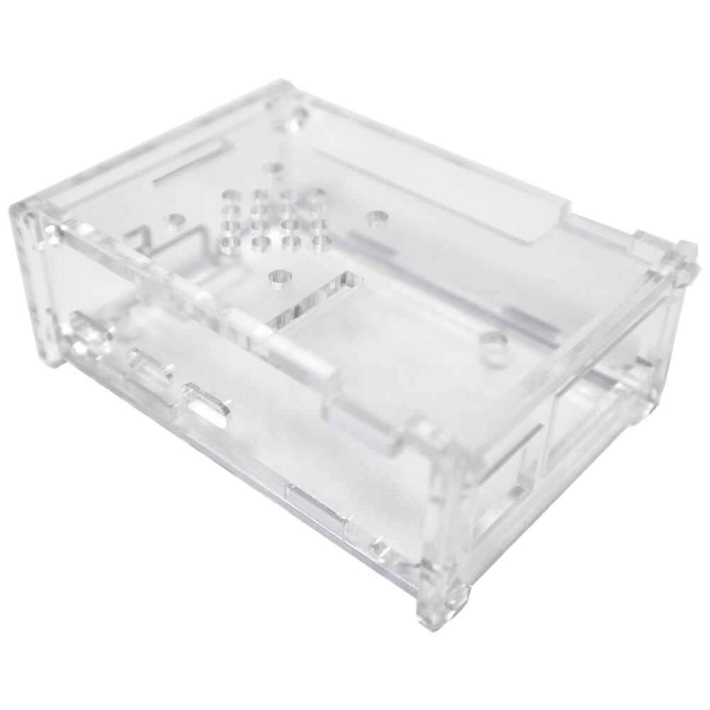 No Screws Clear Acrylic Case Enclosure Box For Raspberry Pi 5
