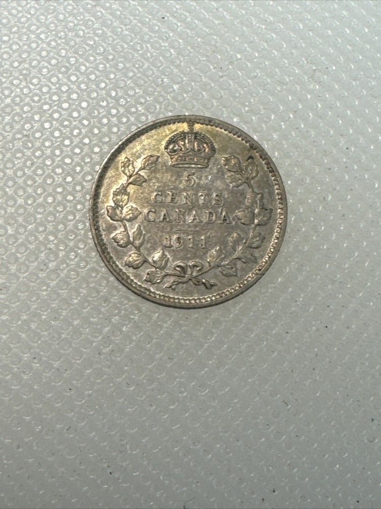 1911 Canada 5 Cent PG