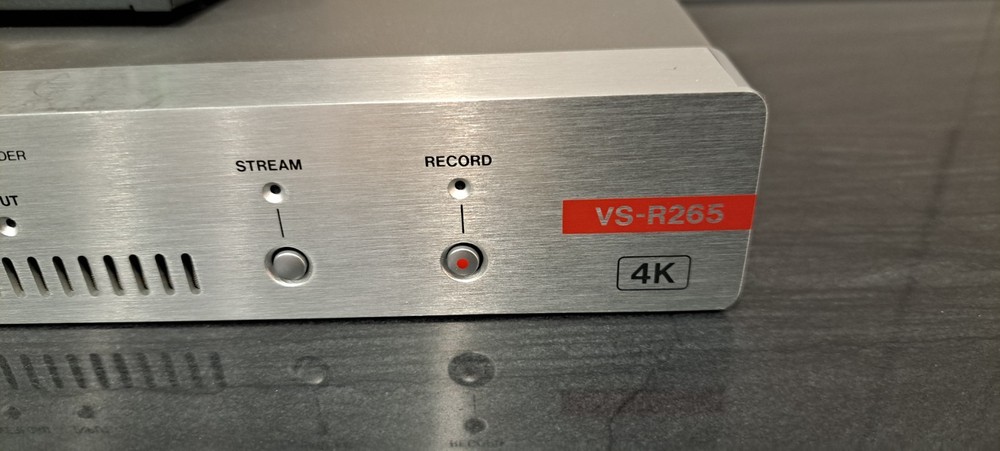 TASCAM VS-R265 4K UHD Video Streamer Encoder Decoder Recorder H.265 HEVC HDMI Po