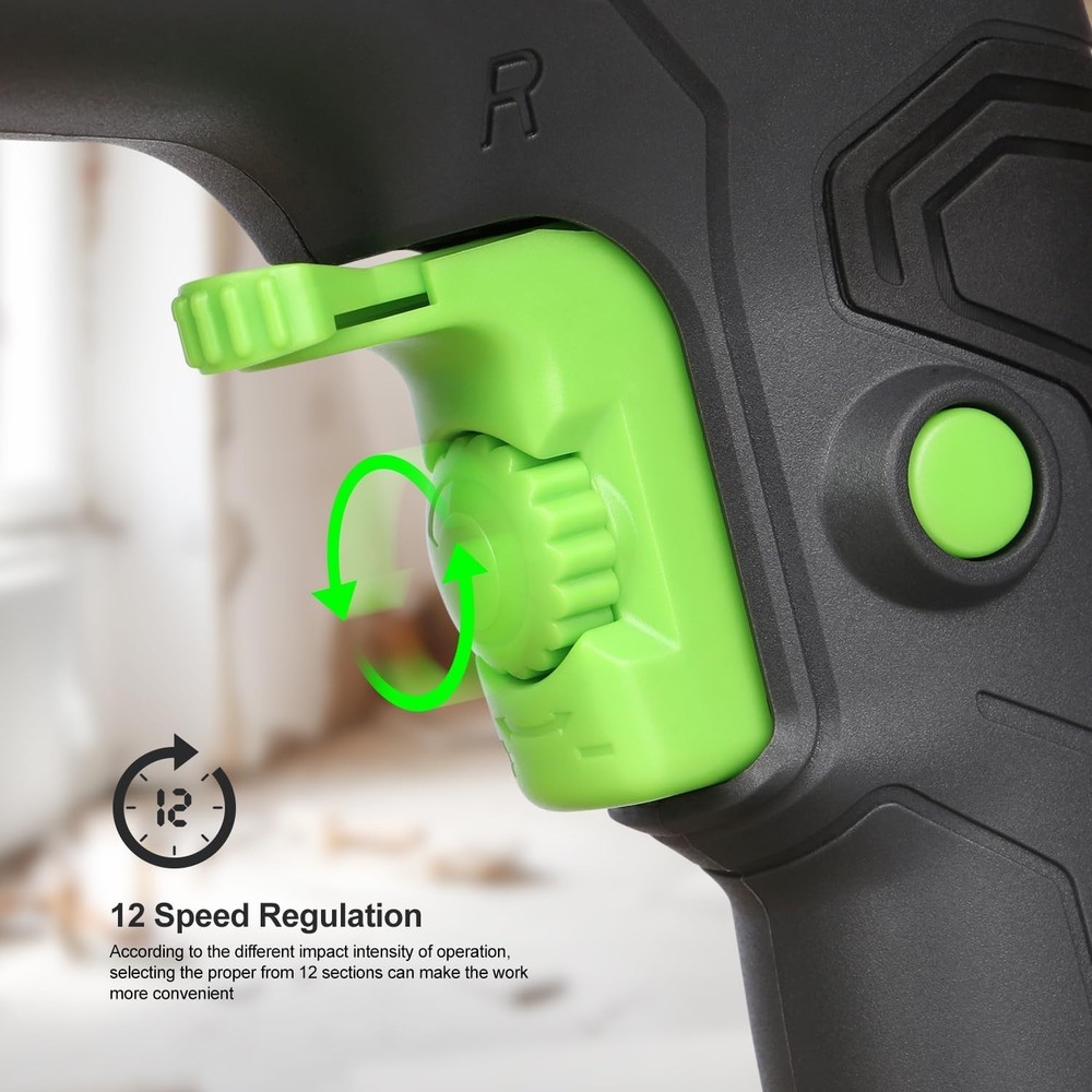 Dual-Function Corded Impact Drill with Variable Speed & Adjustable Handle