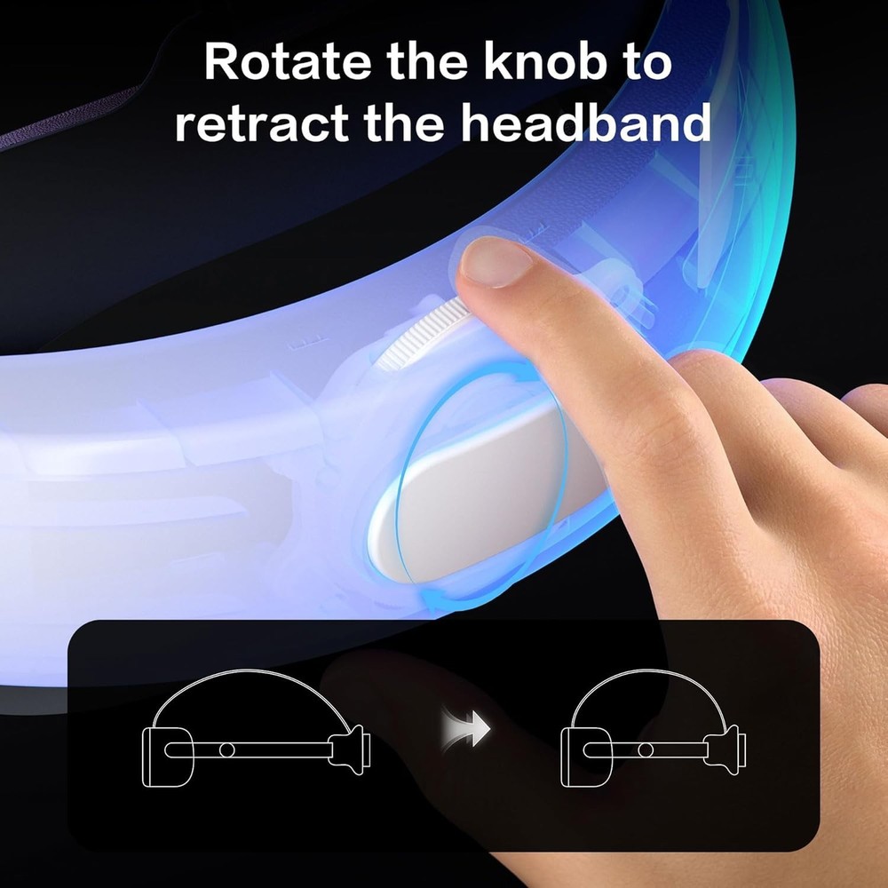 Head Strap for Oculus Meta Quest 2, Elite Adjustable Replacement Strap for Me...