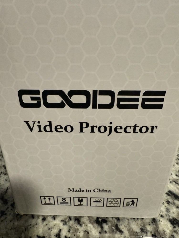 GooDee Video Projector LED Source Desktop Model LED Display Technology