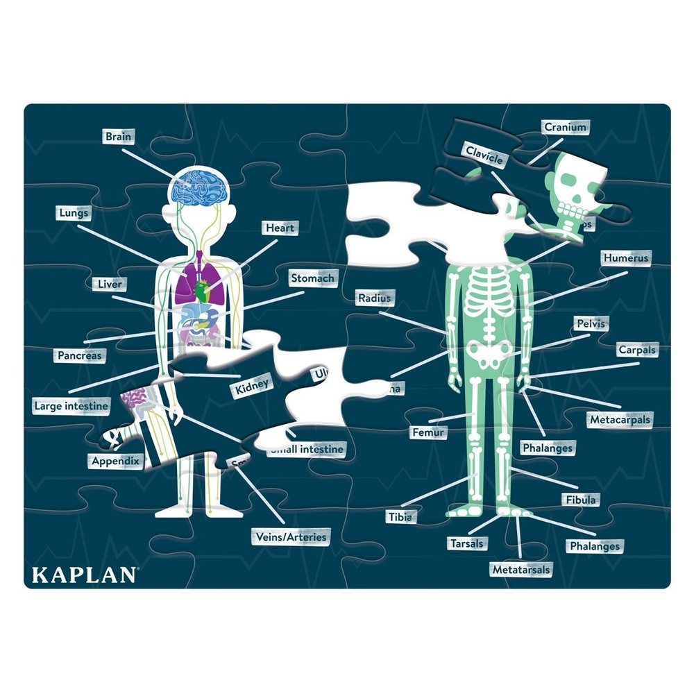 Kaplan Early Learning Human Body Puzzle - 24 Pieces