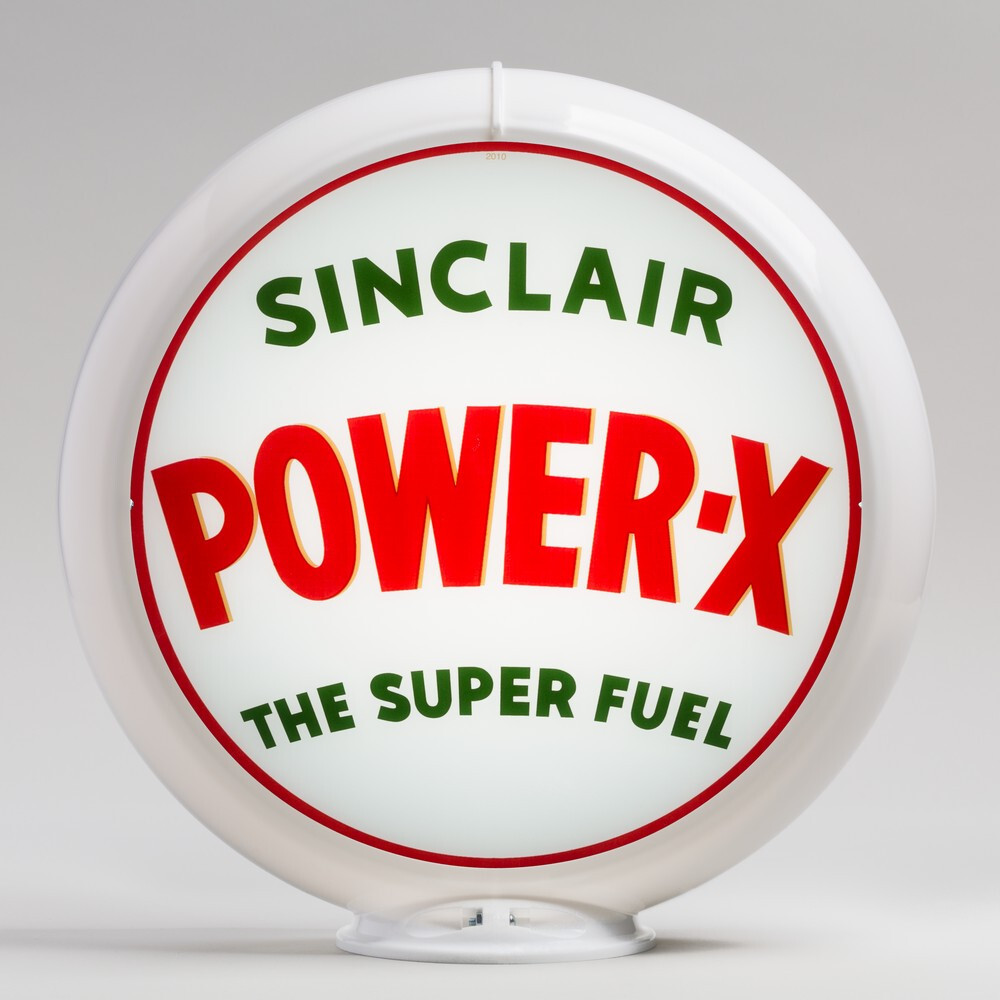 Sinclair Power-X 13.5" Gas Pump Globe (G242)