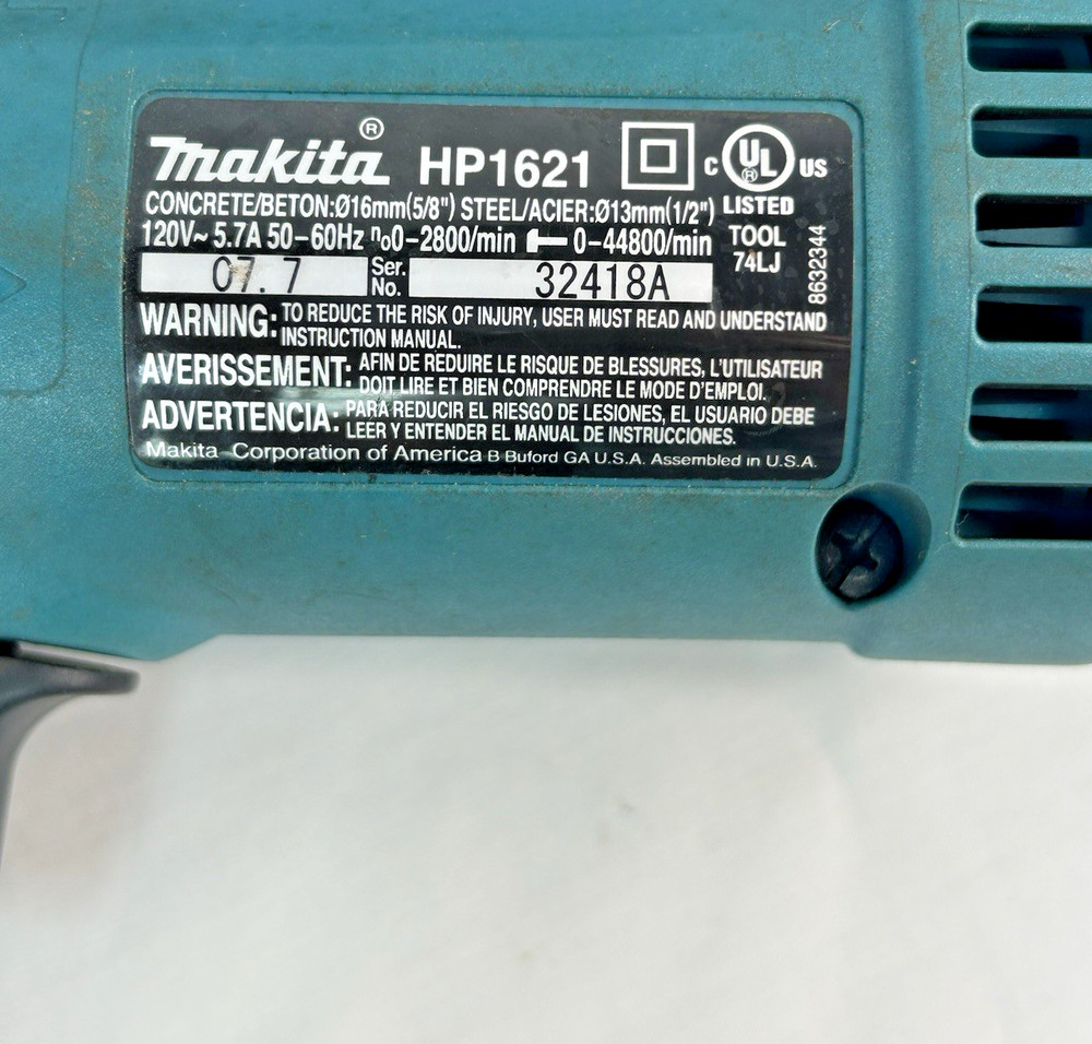 Makita HP1621 Corded Percussion Drill - TESTED !!
