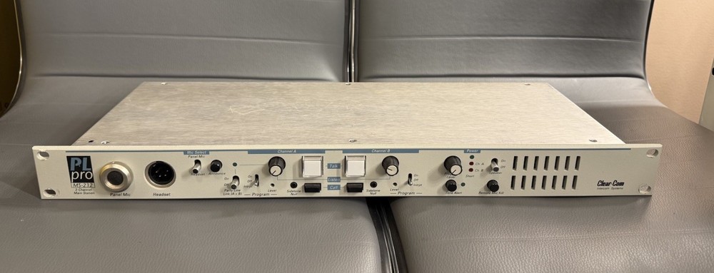 Clear-com PL Pro MS-232 Main Station 2 Channel Intercom, (1) Unit