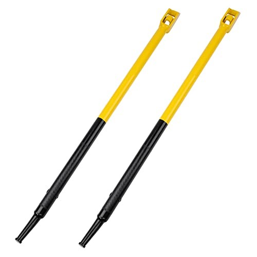 Winch Bar Combination Winch Bars with Square Head for 2 Pack Black & Yellow
