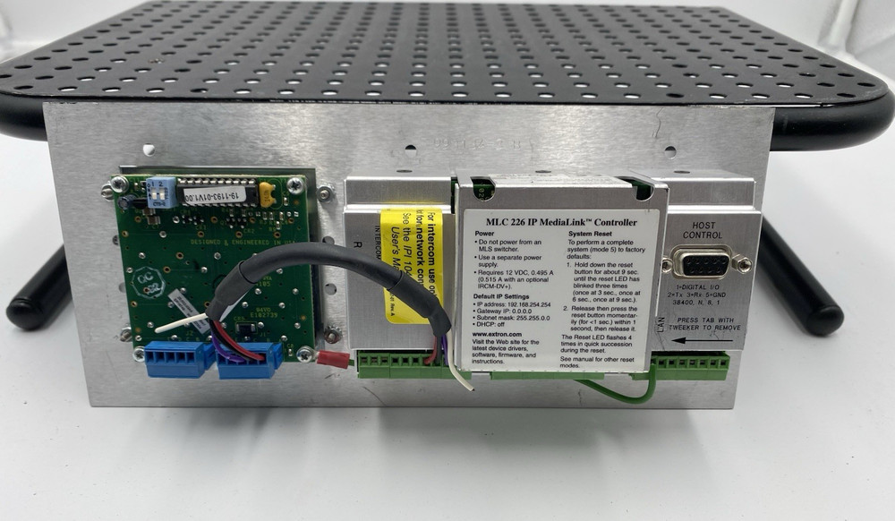 Extron MLC 226 IP MediaLink Controller Panel w/ DVD & VCR Control