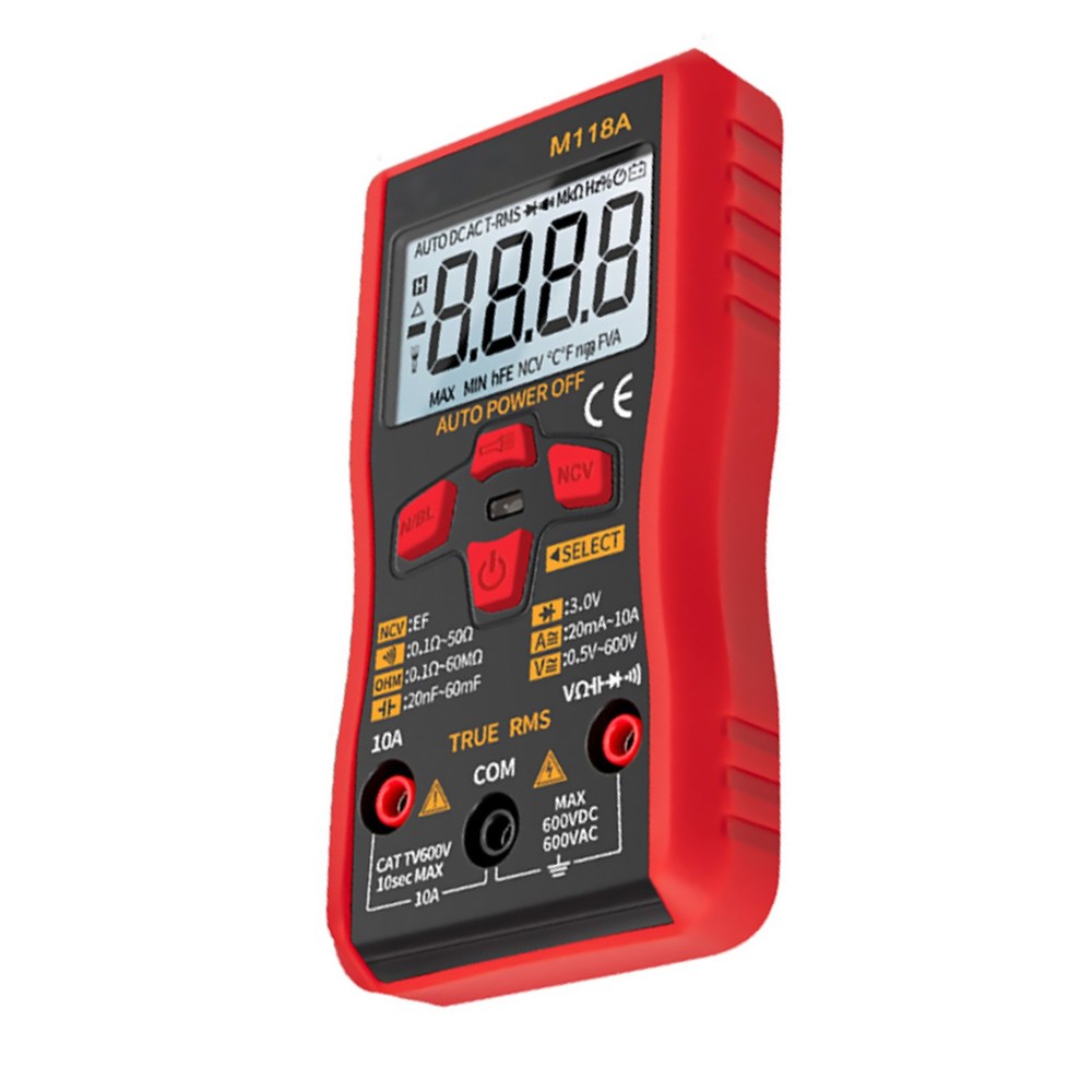 ANENG M118A Multifunktions Digital Multimeter 6000 Count Display Spannungstester