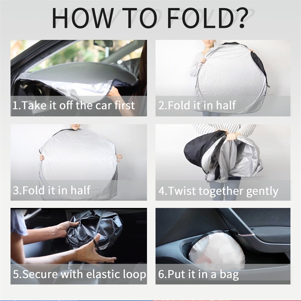For Mini Cooper S Foldable Car Windshield Sun Shade Union Jack Front Visor cover