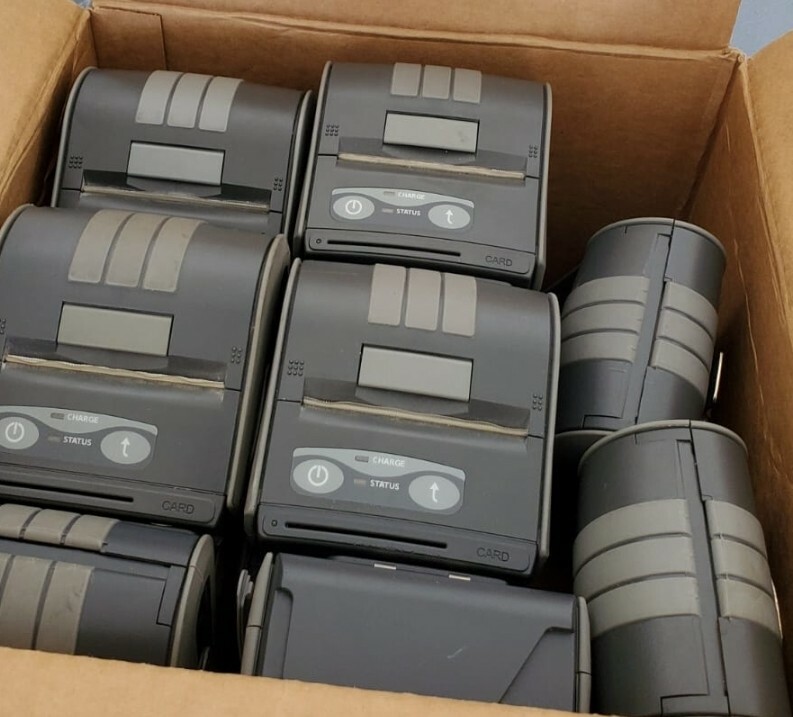 10 units lot Datecs, Infinite Peripheral DPP-350BT 3 Inch BT Printer MSR reader