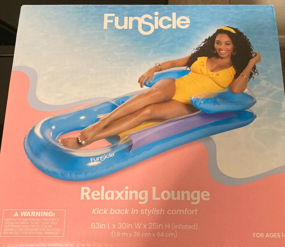 FUNSICLE RELAXING LOUNGE FOATER FOR POOL